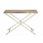 53802 Consol Benzara Marble Metal