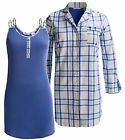 Cotton Kayanna Gown Royal 100 Nightshirt Blue 55 Nwt