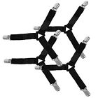 Cozroom Sheet Fasteners Triangle Bed Grippers With Metal Clips Set In 603658254513