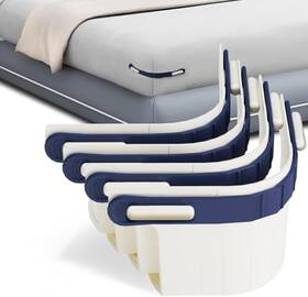 Cuspainex Cuspainex-h010 Sheet Holders For Fitted Sheets 4 Pack Heavy Duty Abs Silicone Lock Straps