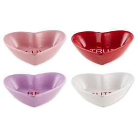 Camz12670 Dii Valentines Day Table Top Collection Candy Bowls Sweet Talk 4 Piece