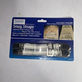 Domestic Solutions 011995005253 Vintage Adjustable Snug Straps With Sure Grip Alligator Clips