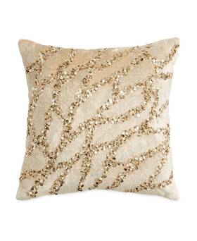 Donna Karan New York 800298722543 Gold Dust Collection Decorative Pillow 12 X