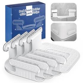 Downoop 769092053157 Bed Lock Sheet Holders Fit All Size New Upgrade Straps Keep Shee