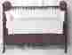 Drcw249a Patch Magic Back To School Dark Red And Black Plaid Fabric Dust Ruffle Crib 696750598142
