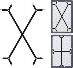 38331149603fdepacc Ds. Distinctive Style Sheet Straps 2 Pieces Mattress Holder For Que