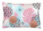 Easr2859 39117899 East Urban Home Mmartabc Abstract Monstera And Copper Digital Sham