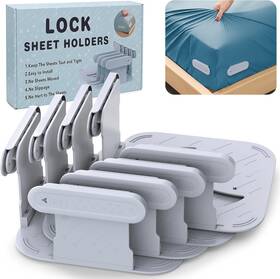 Py-bsh-03 Eastappli Bed Sheet Holders For Corners 4pcs Fitted Clips Heavy Duty