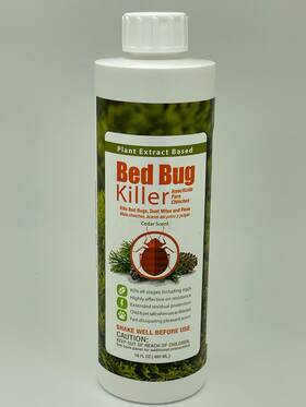 100524 Ecoraider Bed Bug Killer Plant Extract Based 16 Fl Oz Child/pet Safe Cedar Scent