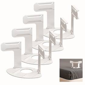 Sf980 Esanvil Lock Sheet Holders Set - 4 Pack Bed Secure Sheets Firm&tigh