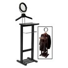 92055 Espresso Stand Coat Beechwood Winsome Pant Valet Racks Mirror
