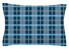 Ethm9854 39113938 East Urban Home Afe Images Blue Plaid Illustration Sham