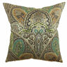 Euro-42255-emerald-c100 The Pillow Collection La Ceiba Paisley Bedding Sham