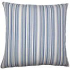 Euro-d-32807-blue-c100 The Pillow Collection Tafari Striped Bedding Sham