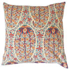 Euro-d-42243-redblue-c100 The Pillow Collection Gerlinde Floral Bedding Sham