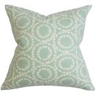 Euro-d-42350-seaglass The Pillow Collection Yowanda Geometric Bedding Sham