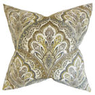 Euro-d-42438-amber-c100 The Pillow Collection Xanthipe Paisley Bedding Sham