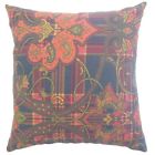 Euro-d-42462-recblue-c100 The Pillow Collection Magee Damask Bedding Sham