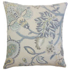 Euro-d-42463-stone-l55r45 The Pillow Collection Liora Floral Bedding Sham
