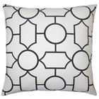Euro-d-42471-blackwhite-c100 The Pillow Collection Samoset Geometric Bedding Sham