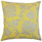 Euro-d-ava-canary-l100 The Pillow Collection Patrice Floral Bedding Sham