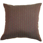 Euro-mvt-1002-brown-c50p50 The Pillow Collection Landon Dots Bedding Sham