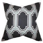 Euro-pp-fargo-coolgrey-c100 The Pillow Collection Kasiani Geometric Bedding Sham