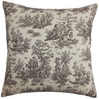 Euro-pp-jamestown-babypink-c100 The Pillow Collection Lalibela Toile Bedding Sham