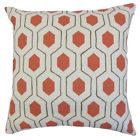 Euro-pt-everson-chartreuse-c100 The Pillow Collection Flynn Geometric Bedding Sham