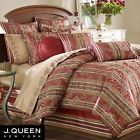 Euro Red Shams House - Queen Nip Reversible Manor