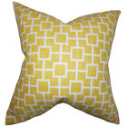 Euro-rob-catscradle-sunshine-c1 The Pillow Collection Janka Geometric Bedding Sham