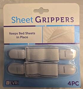 Evri 714415105600 Sheet Grippers Blankets Ironing Board Covers Table Cloths Tarps Tablecloths