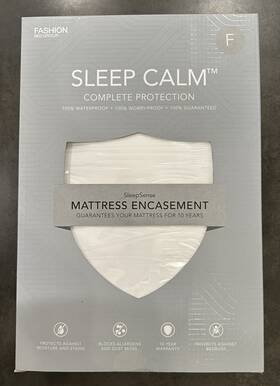 Qp0109 Fashion Bed Group New Sleep Calm Mattress Protector Full Size By 100% Waterproof