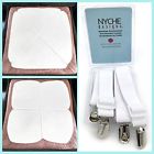 Nd-sf-w1w Fba The Nyche Designs Crisscross Adjustable Bed Sheet Straps 696535898078