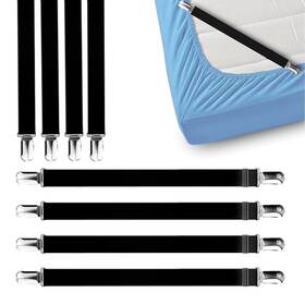 Feelathome 551016050653 Bed Sheet Clips 8-piece Suspenders - For Fitted Sheets