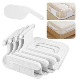 Fengruity Frkj1014 Adjustable Bed Sheet Fasteners 5 Pack With Lock Strips