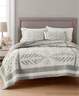 Fernmedfq Martha Stewart Collection Fern Medallion Cotton Quilt 706257552759