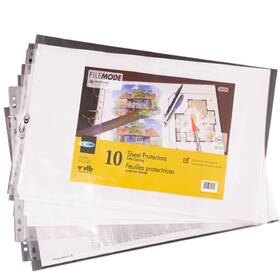 Mc-7116977 Filemode Sheet Protectors 11 Inch X 17 Top Opening 30230 Pack Of 10 Clear
