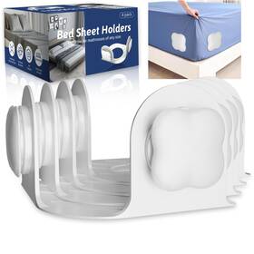 Flelano 69a5e25ee2476819140e434b Sheet Holders 4 Pack Bed Grippers One Size Fits Most For