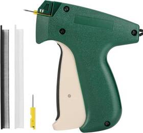 1600 Flexaro 794356212438 Stitch Gun For Clothes Black And White Fasteners With 2 Needles Qui