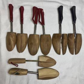 1599900 Florsheim Shoe Keepers Mens Size Large Cedar Trees Vintage Rochester Wood