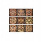 9-individually Framed Wall Tuscan 82000-9 Home Set Improvements Decor Panels