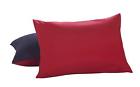 Fre24602nvrd10 Levinsohn Lux Hotel Bedding Reversible Microfiber Pillow Shams 010482044867