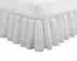 Fre30114whit01 Levinsohn Textile Fresh Ideas Ruffled Poplin Bedskirt Twin White Bed Skirts 885449418384