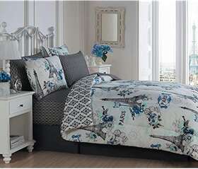 Cre8csquenghco Geneva Home Fashion Avondale Manor 8-piece Cherie Comforter Set Queen Coral