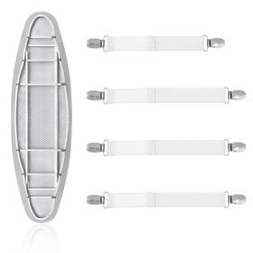 634343 Giantree 4pcs Ironing Board Cover Fasteners Adjustable Bed Sheet Straps Cl
