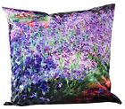 Gift Craft Satin Square Pillow Purple Iris 067103301069