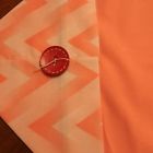5299 Gift Patricks Chevrons St Runner Handmade Peach Table 14x42 Designer