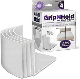 Global Tv Concepts 445000798749 Bed Sheet Holders Heavy-duty Fitted Gripper With 360 Degree Non-slip Gri