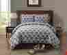 Glx-8cs-quen-in-gv Gala New Galaxy 8pc Reversible Comforter Set Queen Grey 735732952739